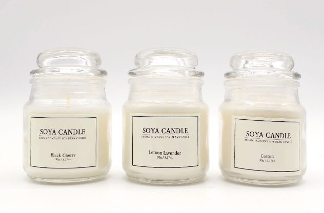 Soya Candle Gift Set - 3 x 90g Candles