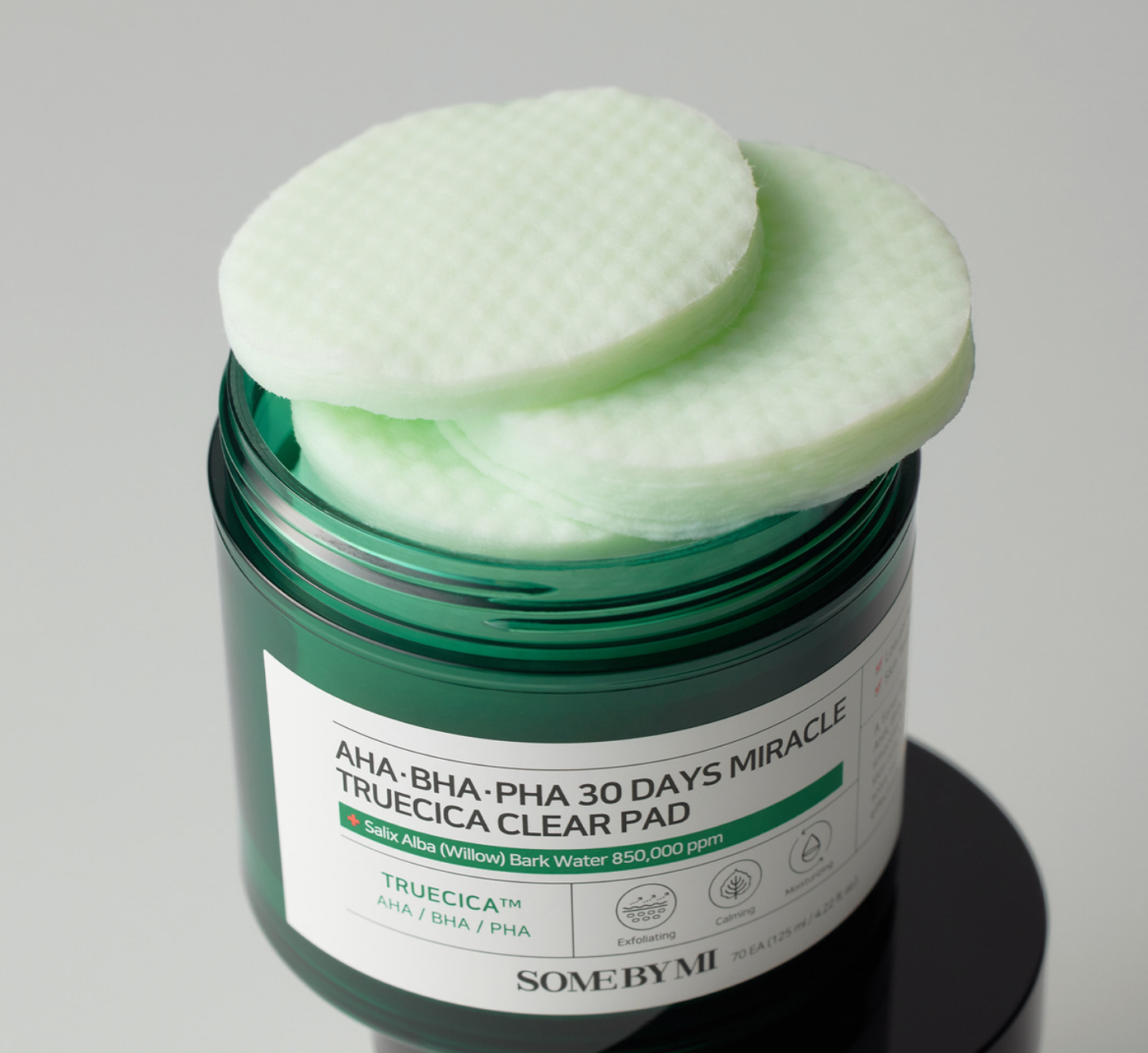 AHA BHA PHA 30 Days Miracle Truecica Clear Pad 70 chiếc