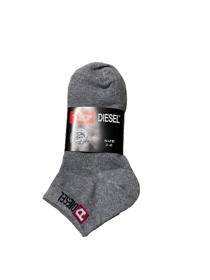 4 PAIRS Bundle Women Diesel Premium Cotton Thin Lowcut Sport Socks size 2-8