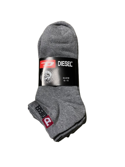 4 PAIRS Bundle Unisex Diesel Premium Cotton Thin Lowcut Sport Socks size 6-11