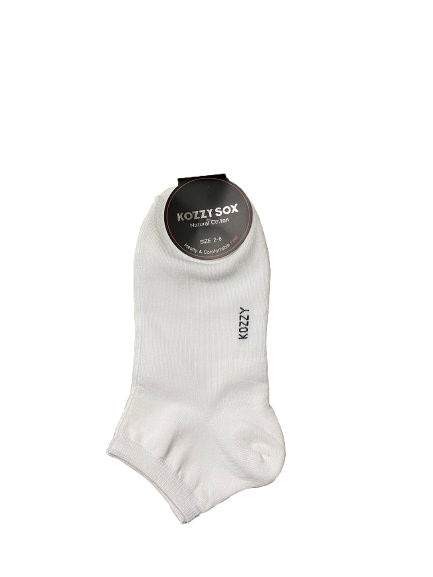 3 Pairs Ankle Low Cut Socks Natural Cotton Soft Breathable Socks for Daily Wear