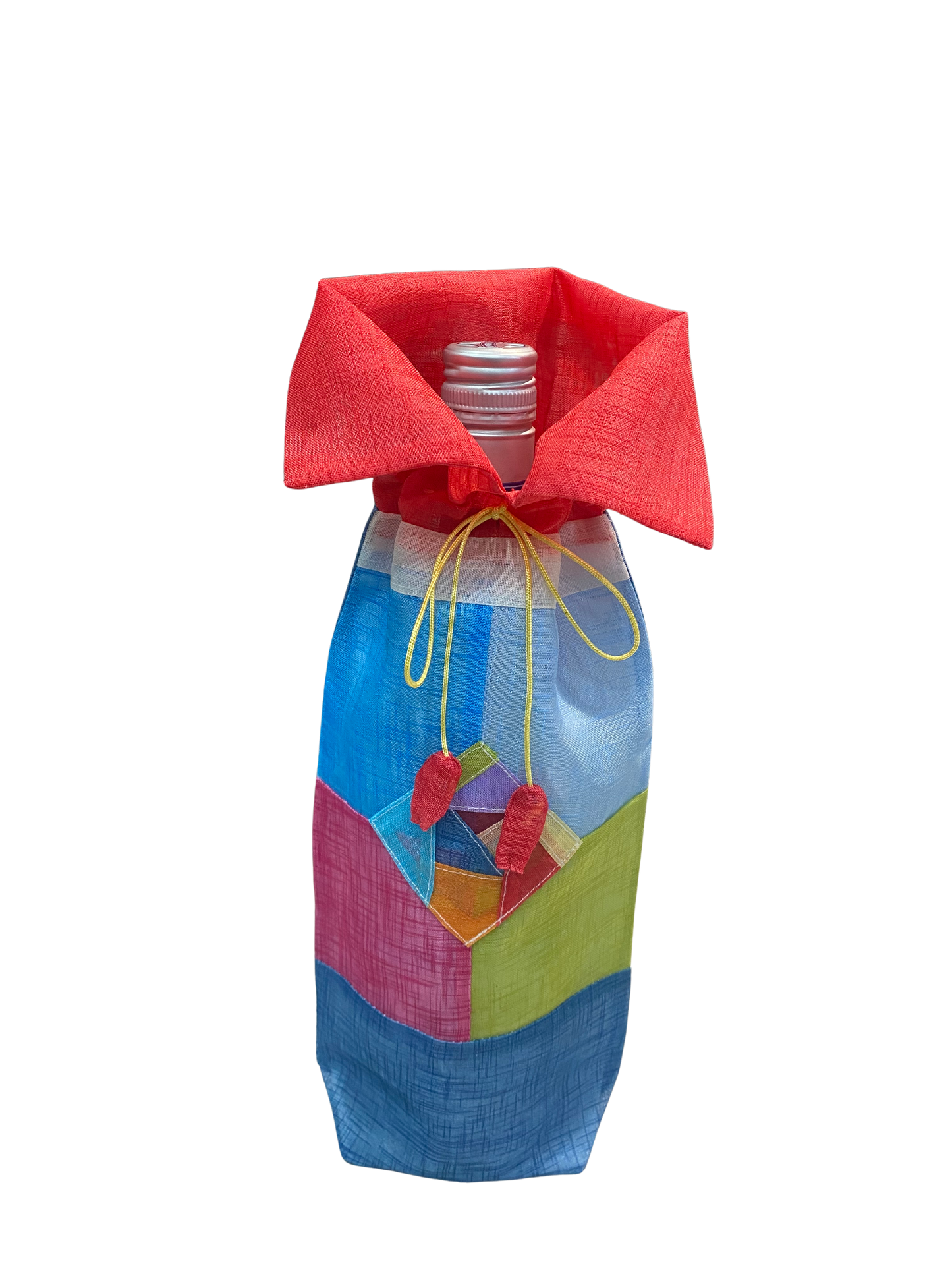 Korean Traditional Colour Wine Bottle Cover Cloth Gift & Decoration AU Stock