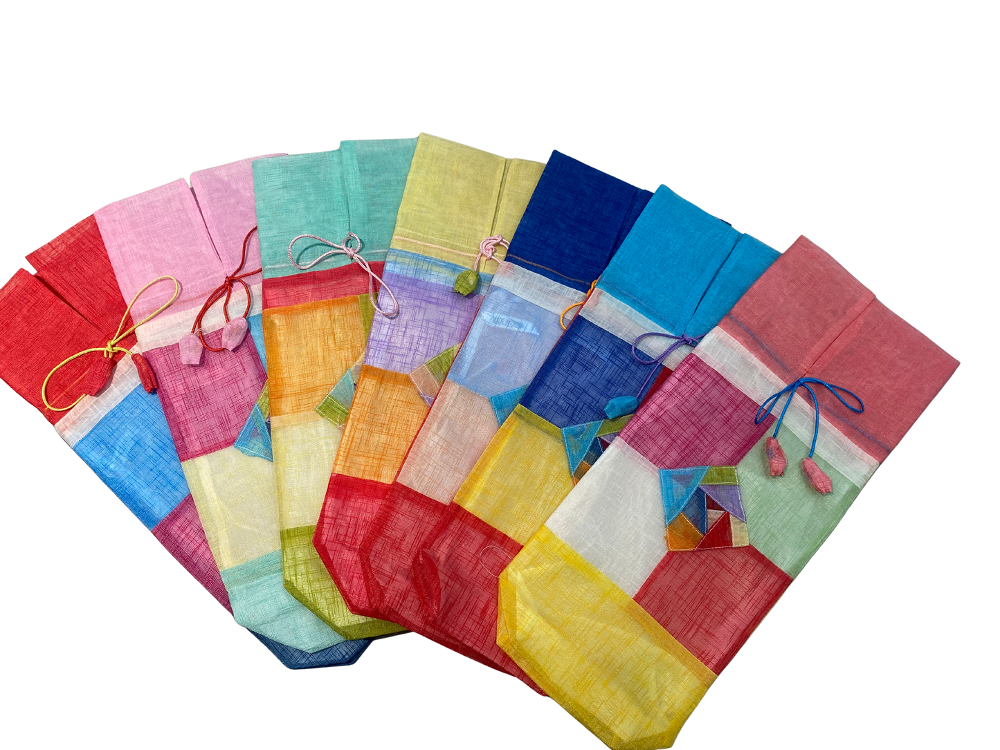 Korean Traditional Colour Wine Bottle Cover Cloth Gift & Decoration AU Stock