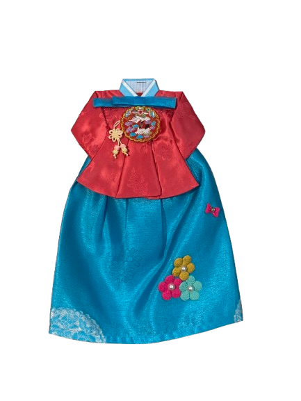 Korean Traditional Hanbok Wine Bottle Cover – Handmade Gift Wrap or Decor