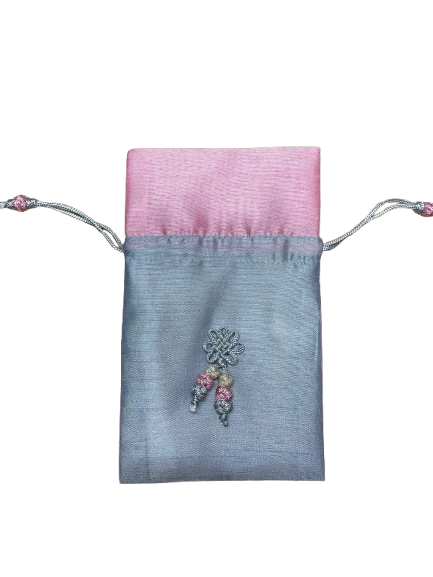 New Korean Style Kpop Vintage Tassel Knot Wrist Bag Women Simple Lucky Pouch