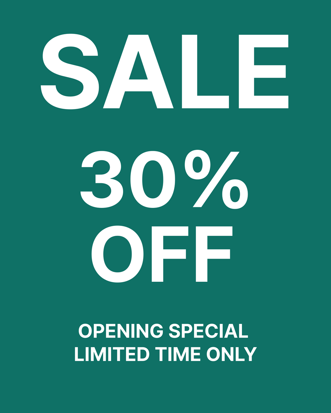 Grand Opening Sale is about to end..