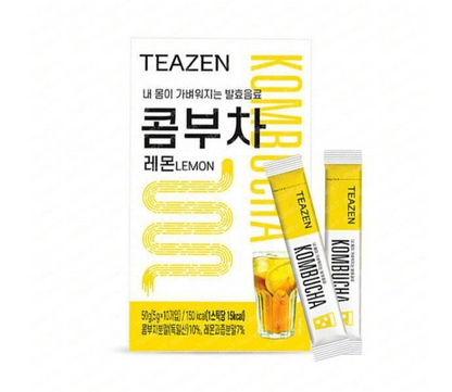 Teazen Kombucha Probiotics 5g x 10 viên Hương chanh đào Quả dứa 