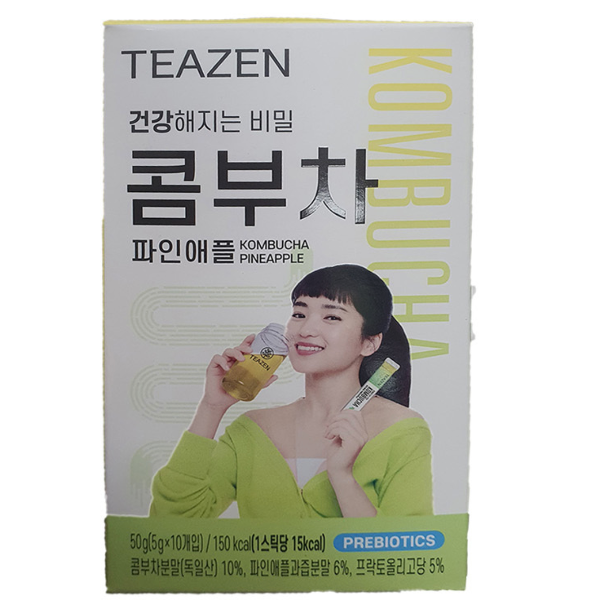 Teazen Kombucha Probiotics 5g x 10pcs Lemon Citron Peach Pineapple Berry Flavors