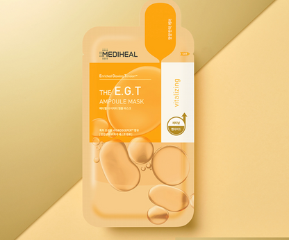 MEDIHEAL HPA Skin Toning Essential Ampoule Mask Sheet 27ml x 10 cái 