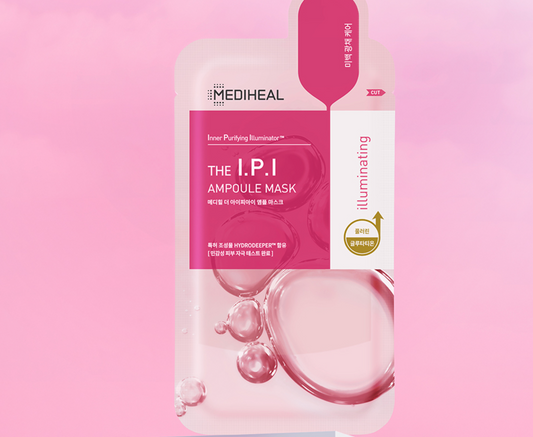 MEDIHEAL I.P.I Illuminating Essential Ampoule Mask Sheet 27ml x 10pcs