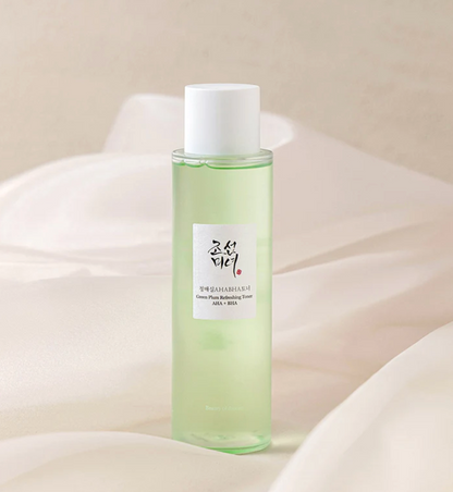 [BEAUTY OF JOSEON] Nước hoa hồng xanh mận: AHA + BHA 150ml Sản xuất tại Hàn Quốc 