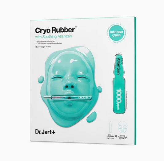 Dr.Jart+ CRYO RUBBER™ FACE MASK WITH SOOTHING ALLANTOIN Single Use 2 Step Mask