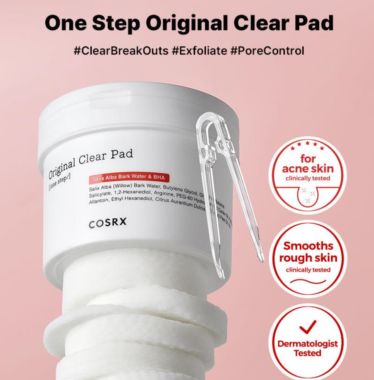 COSRX One Step Green Calming Pad (70 Pads)