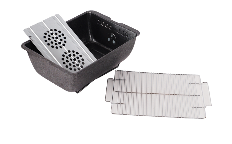 Rectangular Portable Outdoor Charcoal BBQ Grill Camping Made In Korea