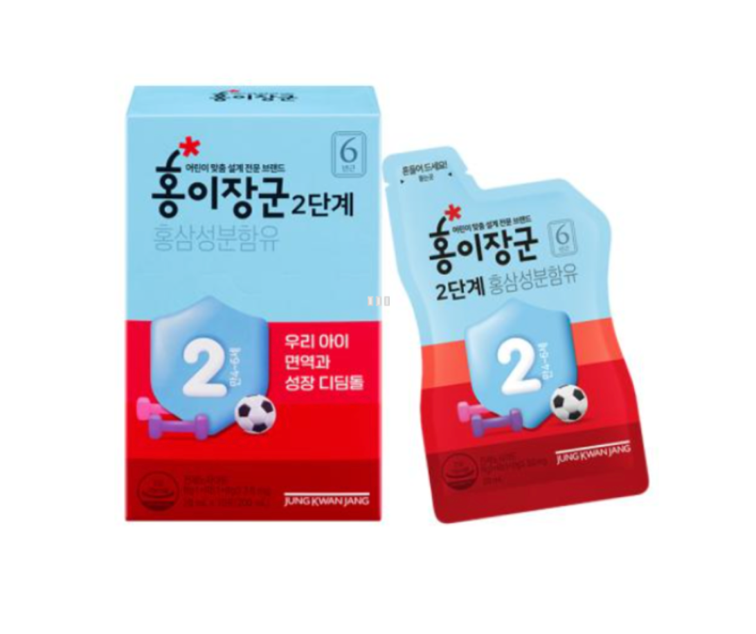 [Jung Kwan Jang] Korean Red Ginseng Kids Tonic Step 1, 15ml x 30pcs