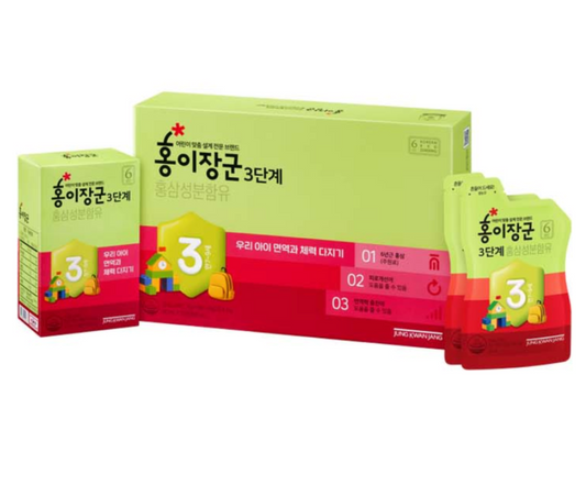 [Jung Kwan Jang] Korean Red Ginseng Kids Tonic Step 3, 20ml x 30pcs