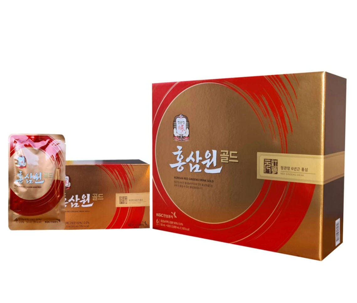 [Jung Kwan Jang] Korean Red Ginseng Hongsamwon Gold Drink 50ml x 60 pouches