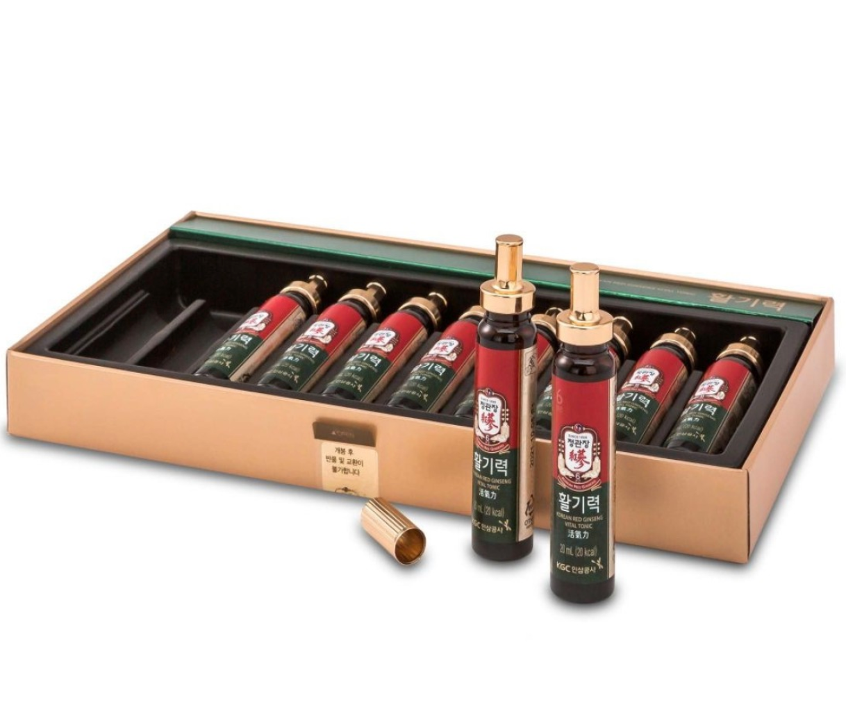 [Jung Kwan Jang] Hwal Ki Ryeok Korean Red Ginseng Vital Tonic 20ml x 10 bottles