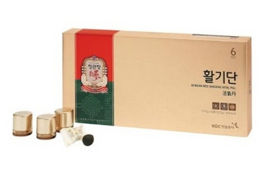 [Jung Kwan Jang] Hwal Ki Dan Korean Red Ginseng Vital Tonic Pill (10 pills)