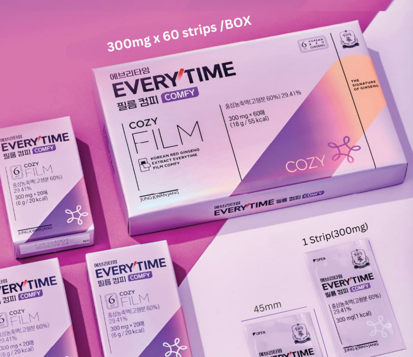 [Jung Kwan Jang] Hồng sâm Hàn Quốc vị Aronia 50ml x 30 gói 