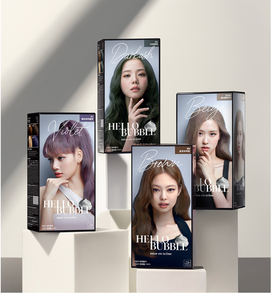 Mise En Scene Hello Bubble X Black Pink Foam Color Thuốc nhuộm tóc Amorepacific 