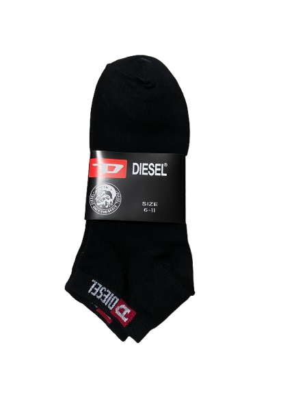 4 PAIRS Bundle Unisex Diesel Premium Cotton Thin Lowcut Sport Socks size 6-11