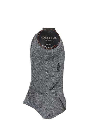 3 Pairs Ankle Low Cut Socks Natural Cotton Soft Breathable Socks for Daily Wear