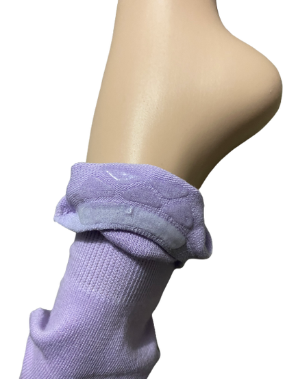 3 Pairs Colorful No-Show Invisible Socks Double Non-Slip Grip for Ladies 2-8
