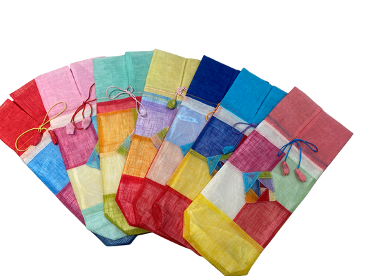Korean Traditional Colour Wine Bottle Cover Cloth Gift & Decoration AU Stock