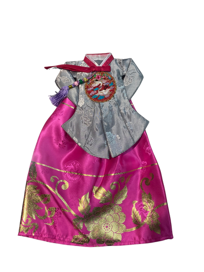 Korean Traditional Hanbok Wine Bottle Cover – Handmade Gift Wrap or Decor