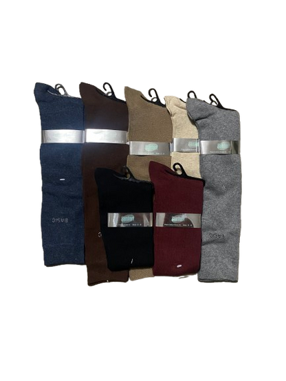 Women Fashion Classic Basic Casual Knee High Cotton socks Fits Ladies 2-8