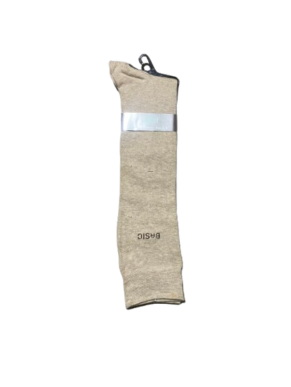 Women Fashion Classic Basic Casual Knee High Cotton socks Fits Ladies 2-8