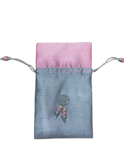 New Korean Style Kpop Vintage Tassel Knot Wrist Bag Women Simple Lucky Pouch