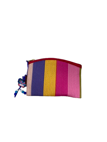 Korean traditional pattern quilted coin or credit card purse wallet Kpop